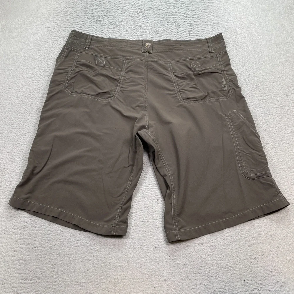 Kuhl Cargo Shorts Men's‎ Size 40 (Fits 42) Brown *Read Flaws* 13